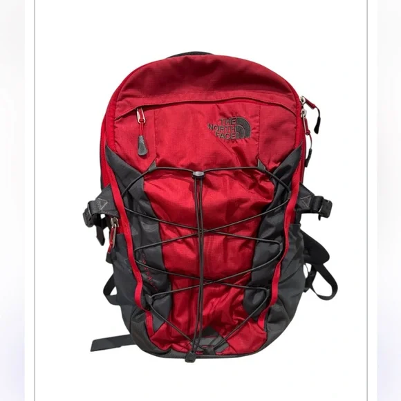 black north face backpack borealis The North Face Borealis Backpack: Asphalt Grey Light Heather/Black